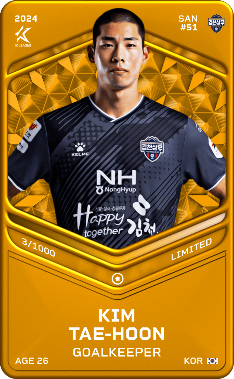Kim Tae-Hoon 2024-25 • Limited 3/1000
