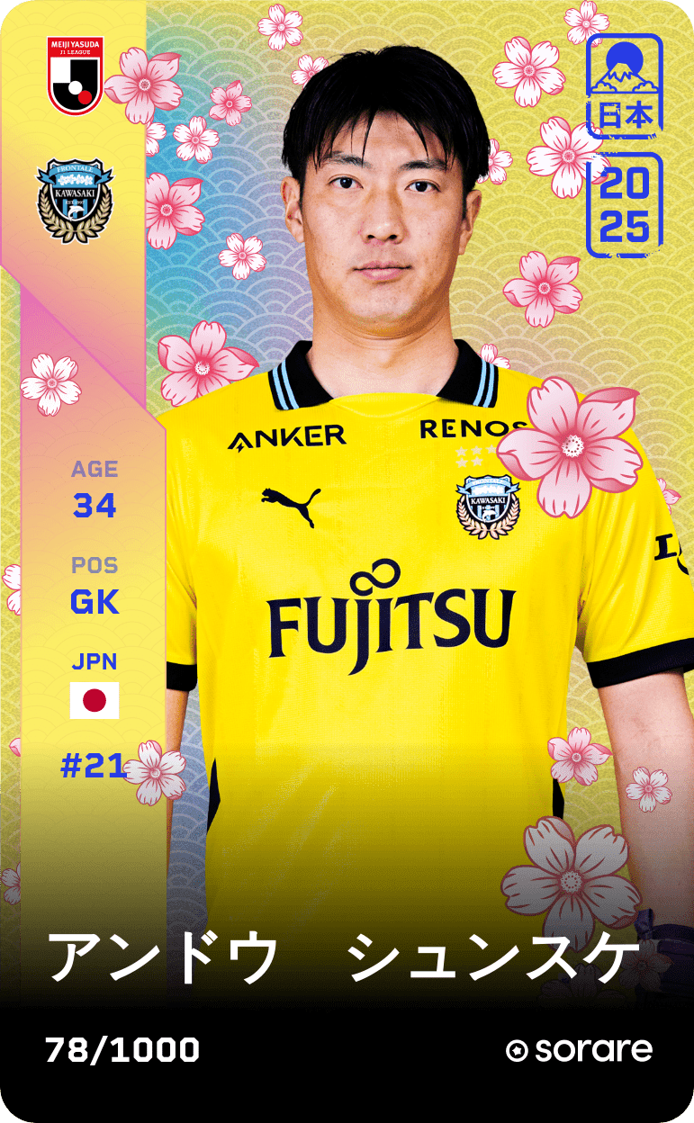 Shunsuke Ando 2025-26 • Limited 78/1000