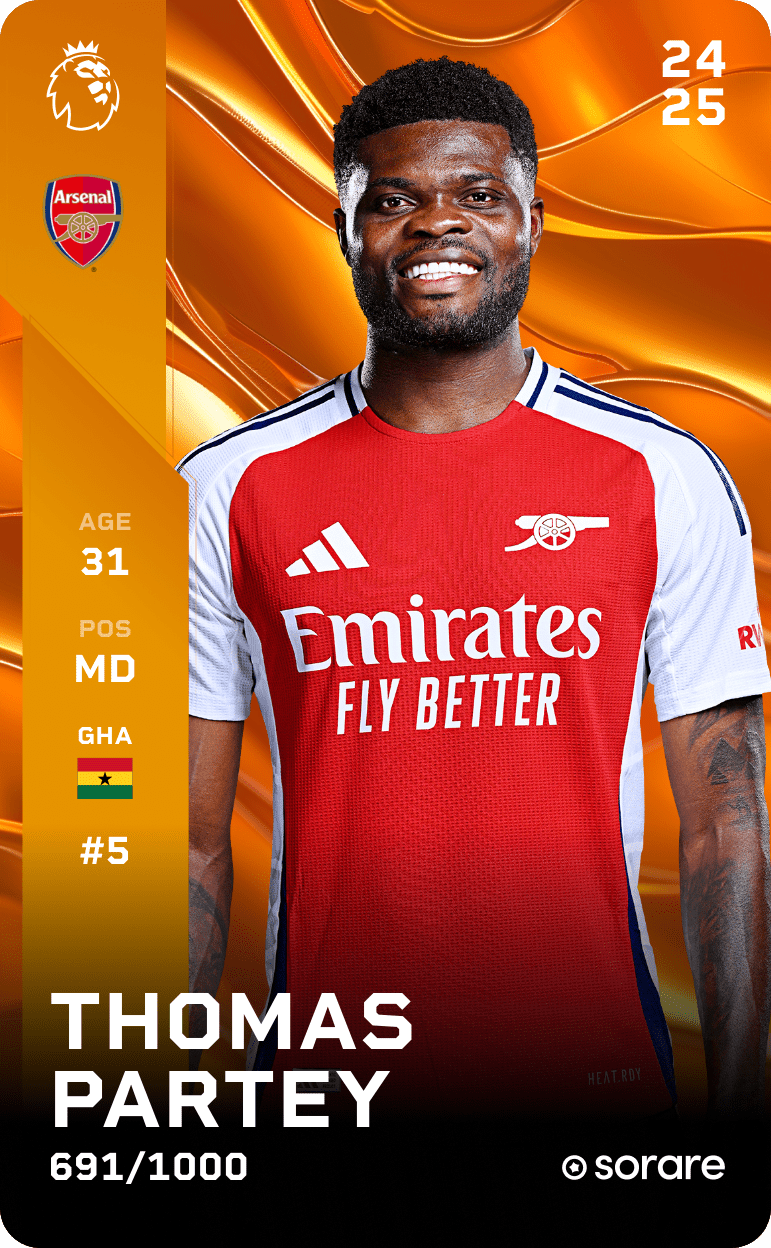 Thomas Partey 2024-25 • Limited 691/1000