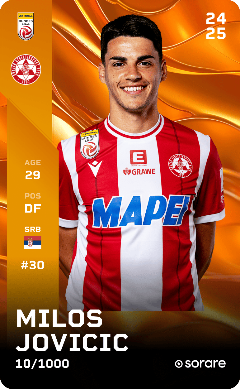 Milos Jovicic 2024-25 • Limited 10/1000