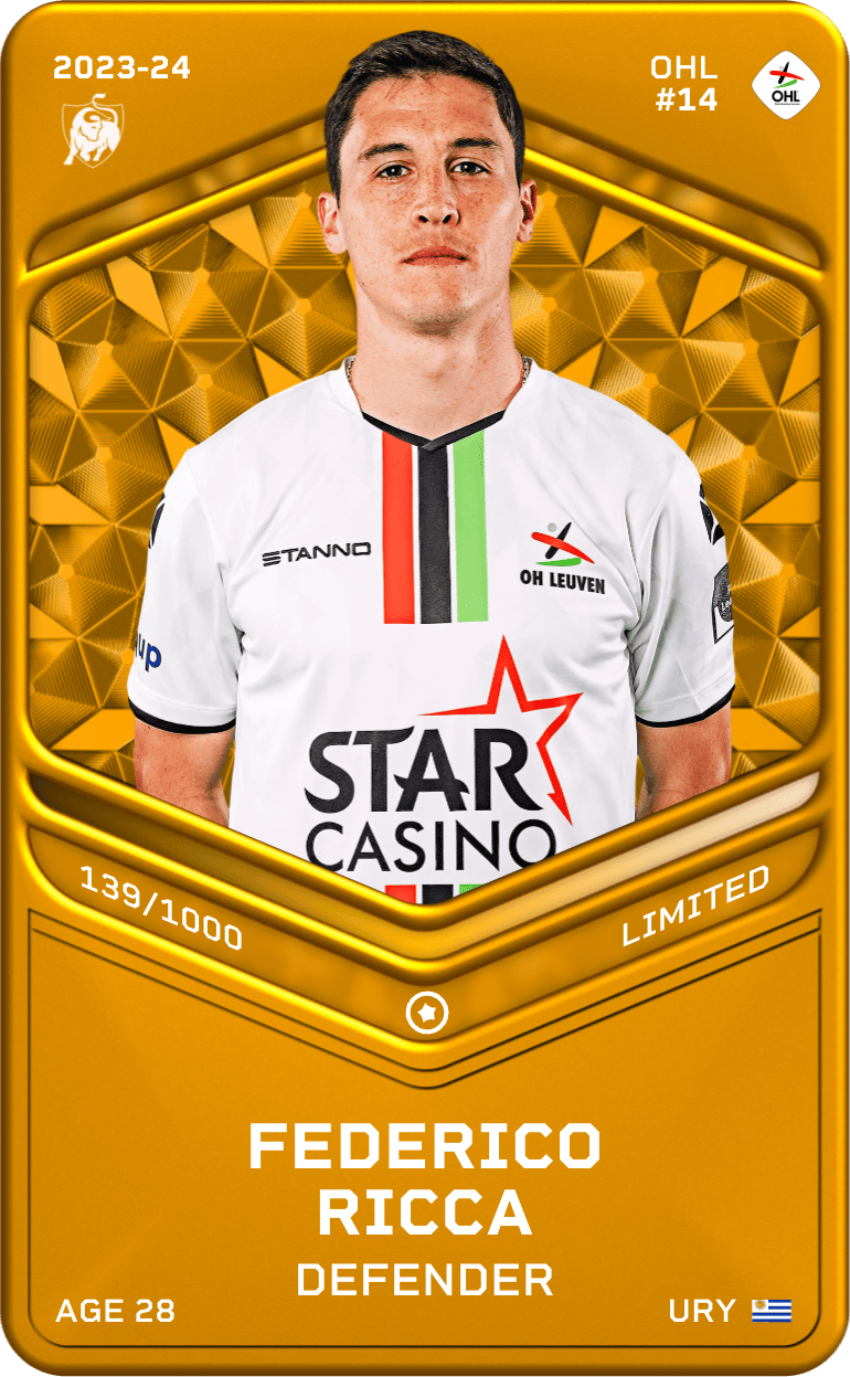 Federico Ricca 2023-24 • Limited 139/1000