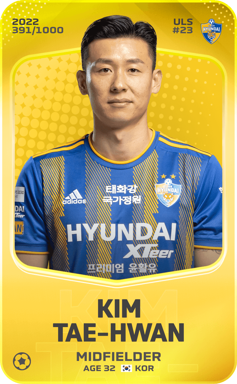 Kim Tae-Hwan 2022-23 • Limited 391/1000