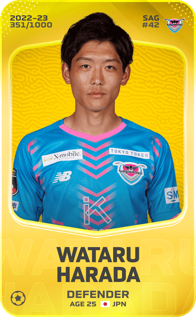 Wataru Harada 2022-23 • Limited 351/1000