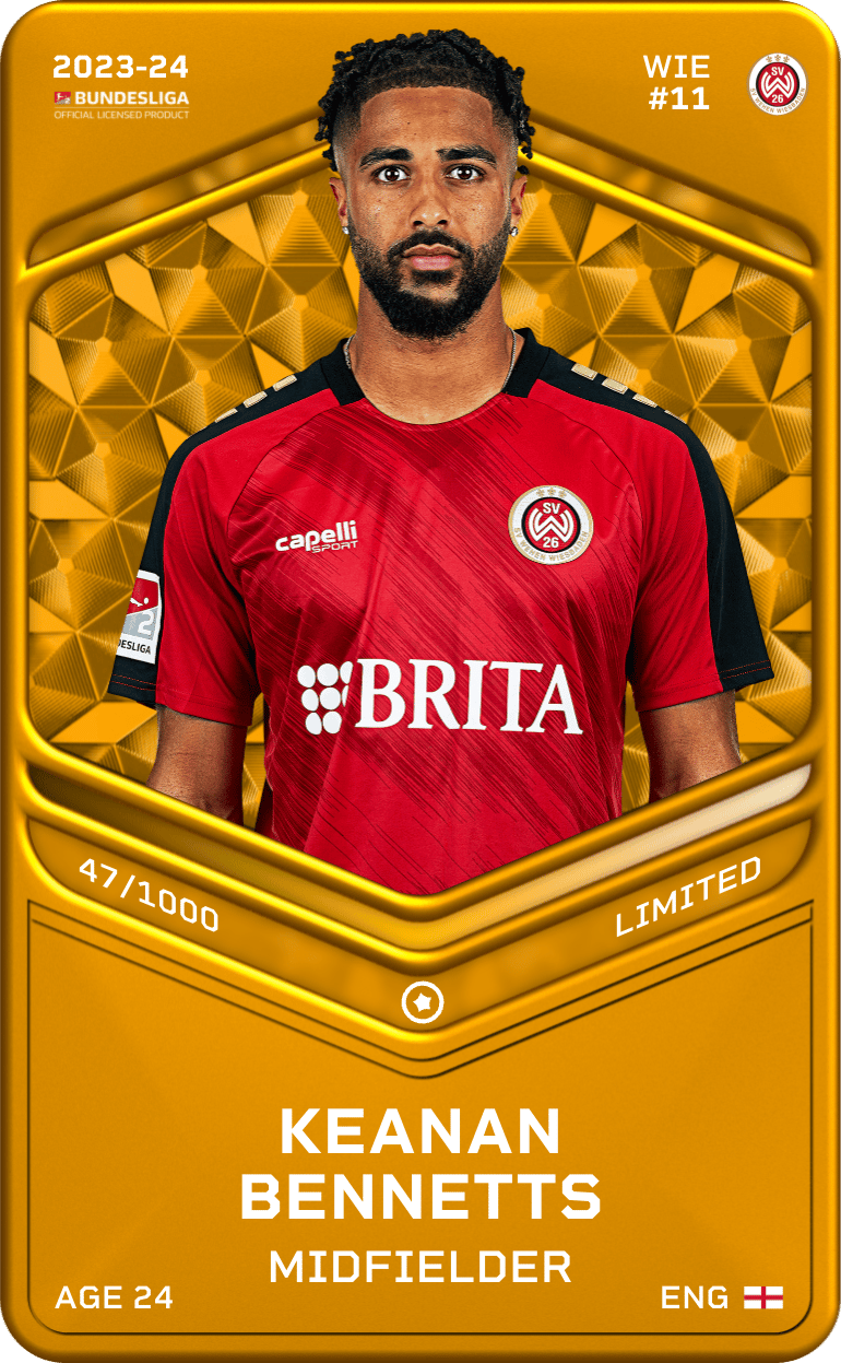 Keanan Bennetts 2023-24 • Limited 47/1000