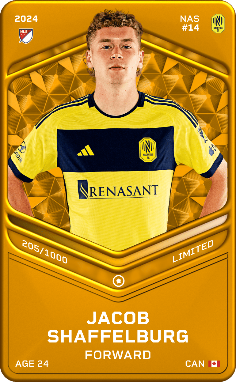 Jacob Shaffelburg 2024-25 • Limited 205/1000