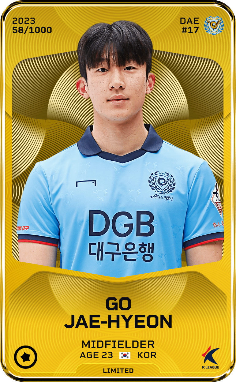 Go Jae-Hyeon 2023-24 • Limited 58/1000