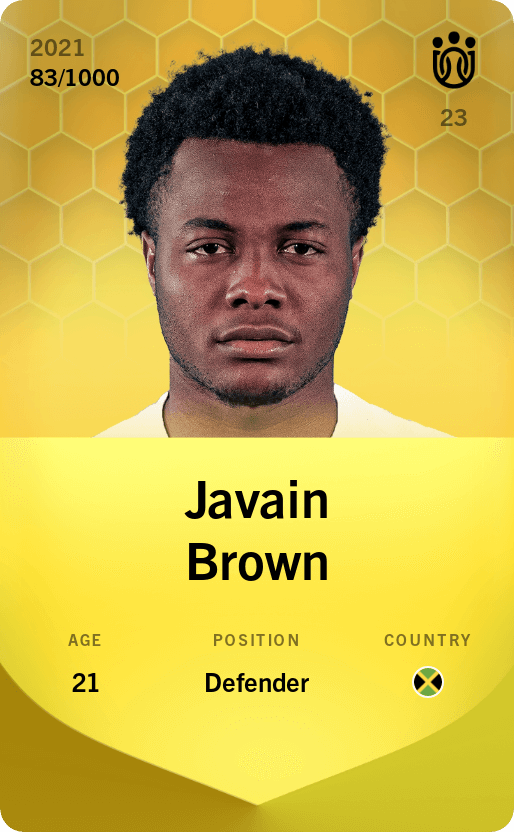 Javain Brown 2021-22 • Limited 83/1000