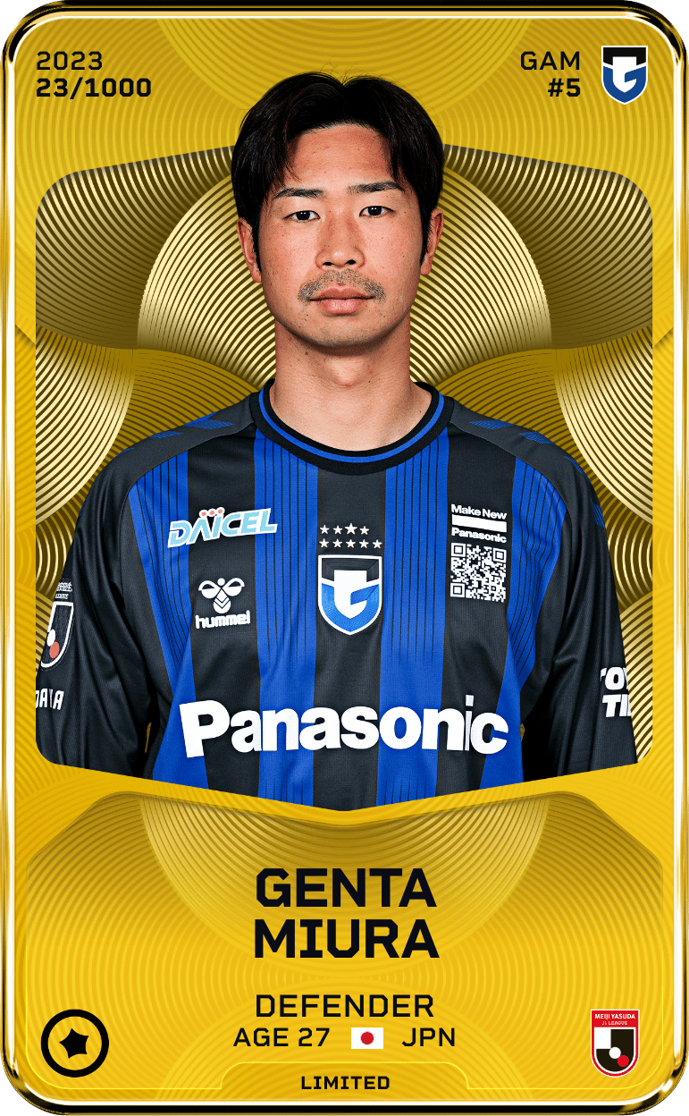 Genta Miura 2023-24 • Limited 23/1000