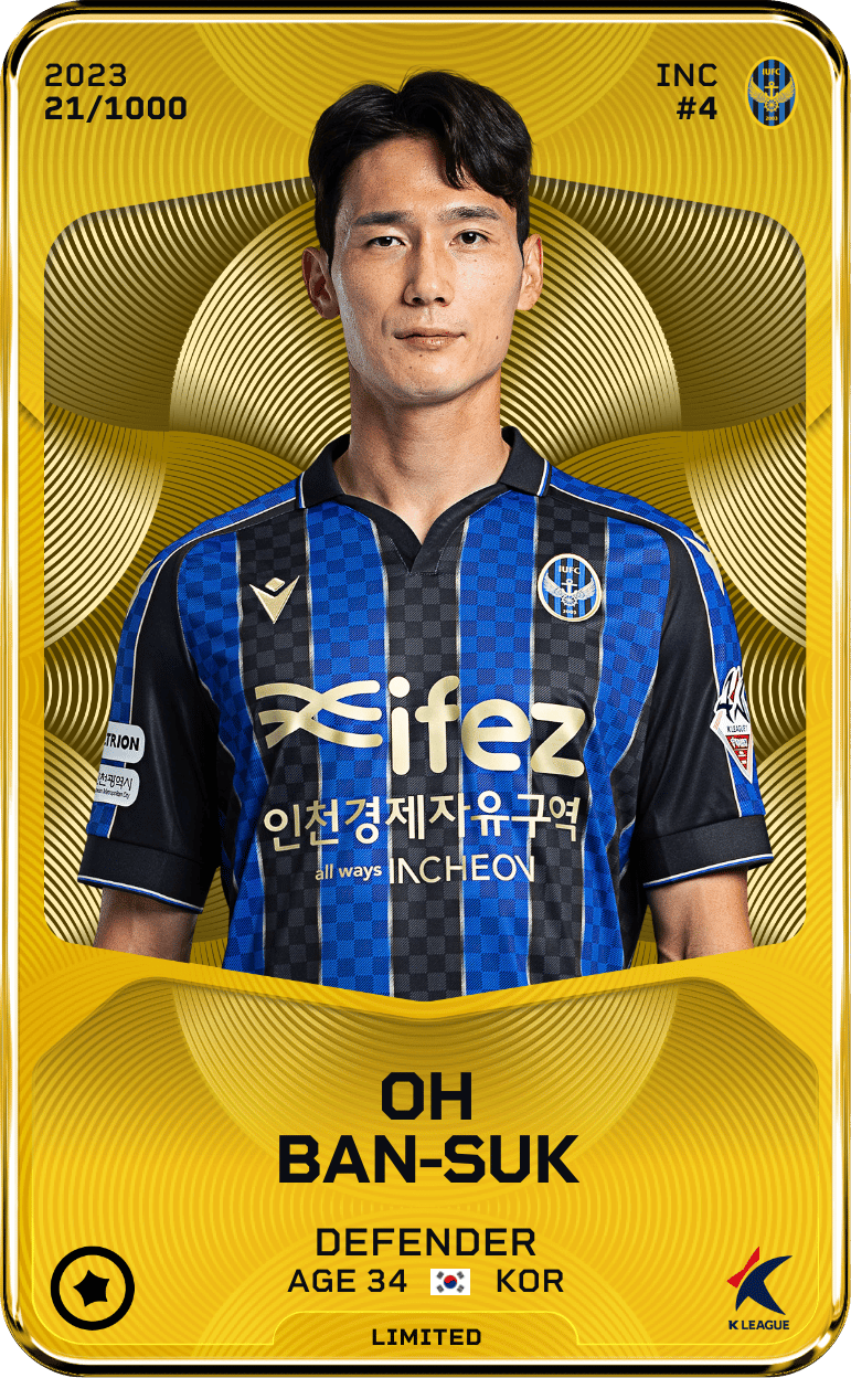 Oh Ban-Suk 2023-24 • Limited 21/1000