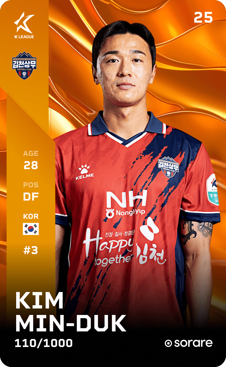 Kim Min-Duk 2025-26 • Limited 110/1000