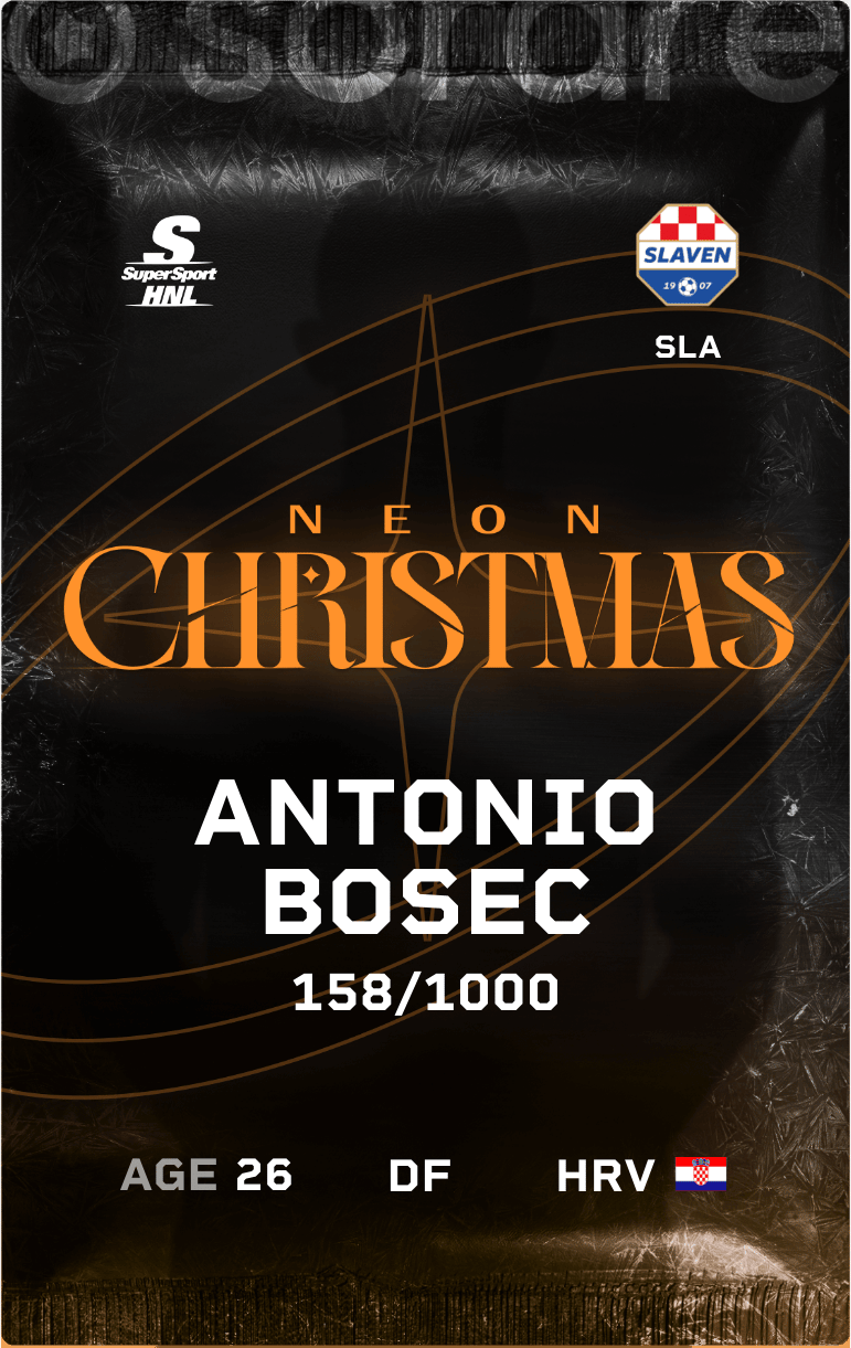 Antonio Bosec 2024-25 • Limited 158/1000