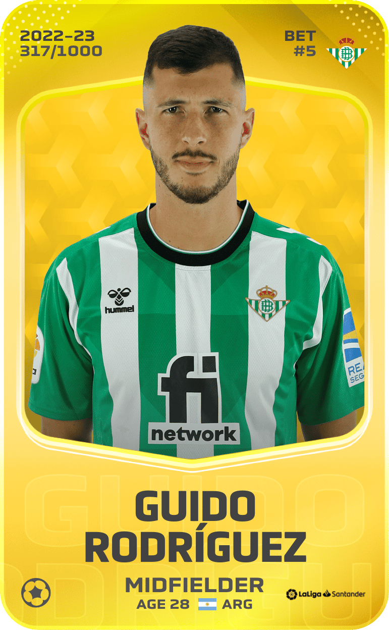 Guido Rodríguez 2022-23 • Limited 317/1000