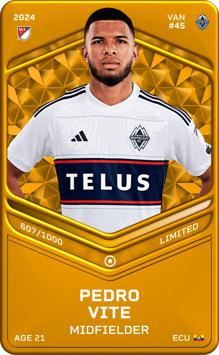 Pedro Vite 2024-25 • Limited 607/1000