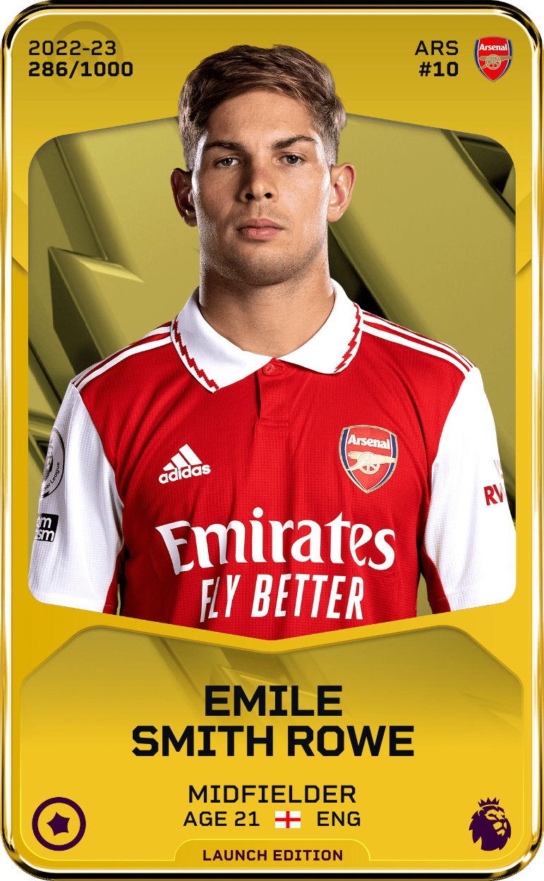 Emile Smith Rowe 2022-23 • Limited 286/1000