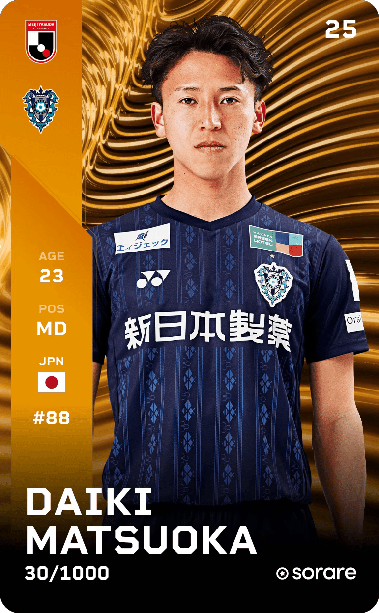 Daiki Matsuoka 2025-26 • Limited 30/1000