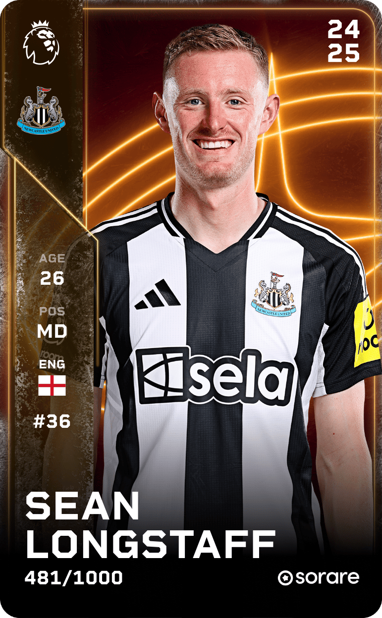 Sean Longstaff 2024-25 • Limited 481/1000