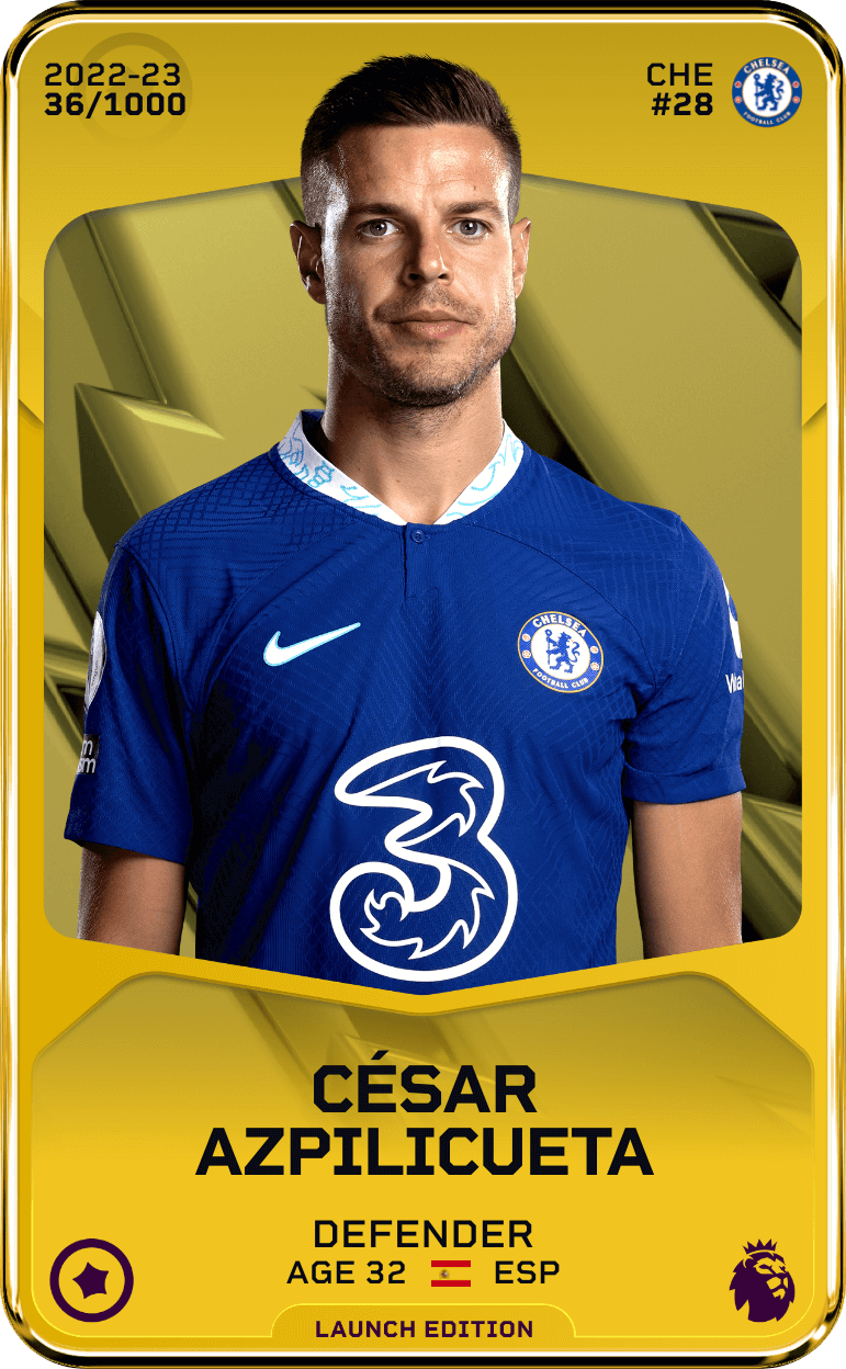 César Azpilicueta 2022-23 • Limited 36/1000