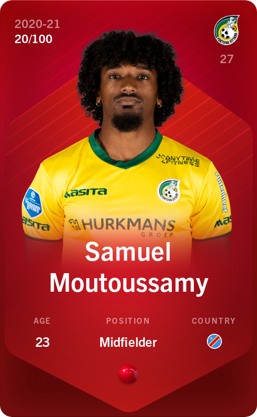 Sorare - Sorare Official - Samuel Moutoussamy 2020-21 • Rare 20/100 - NFT # 8555484053890538369958308842664194519398995845764031974129634839232363273873