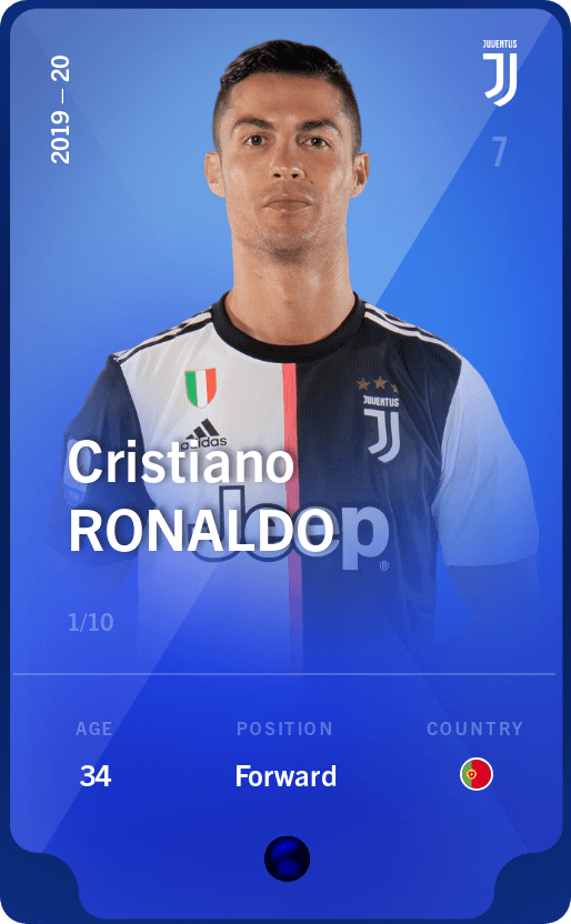 Cristiano Ronaldo 2019 20 Super Rare 1 10