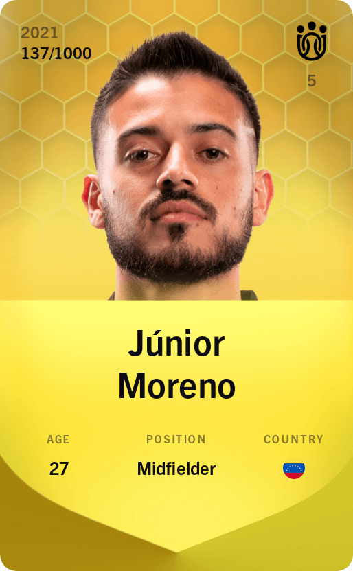 Júnior Moreno 2021-22 • Limited 137/1000