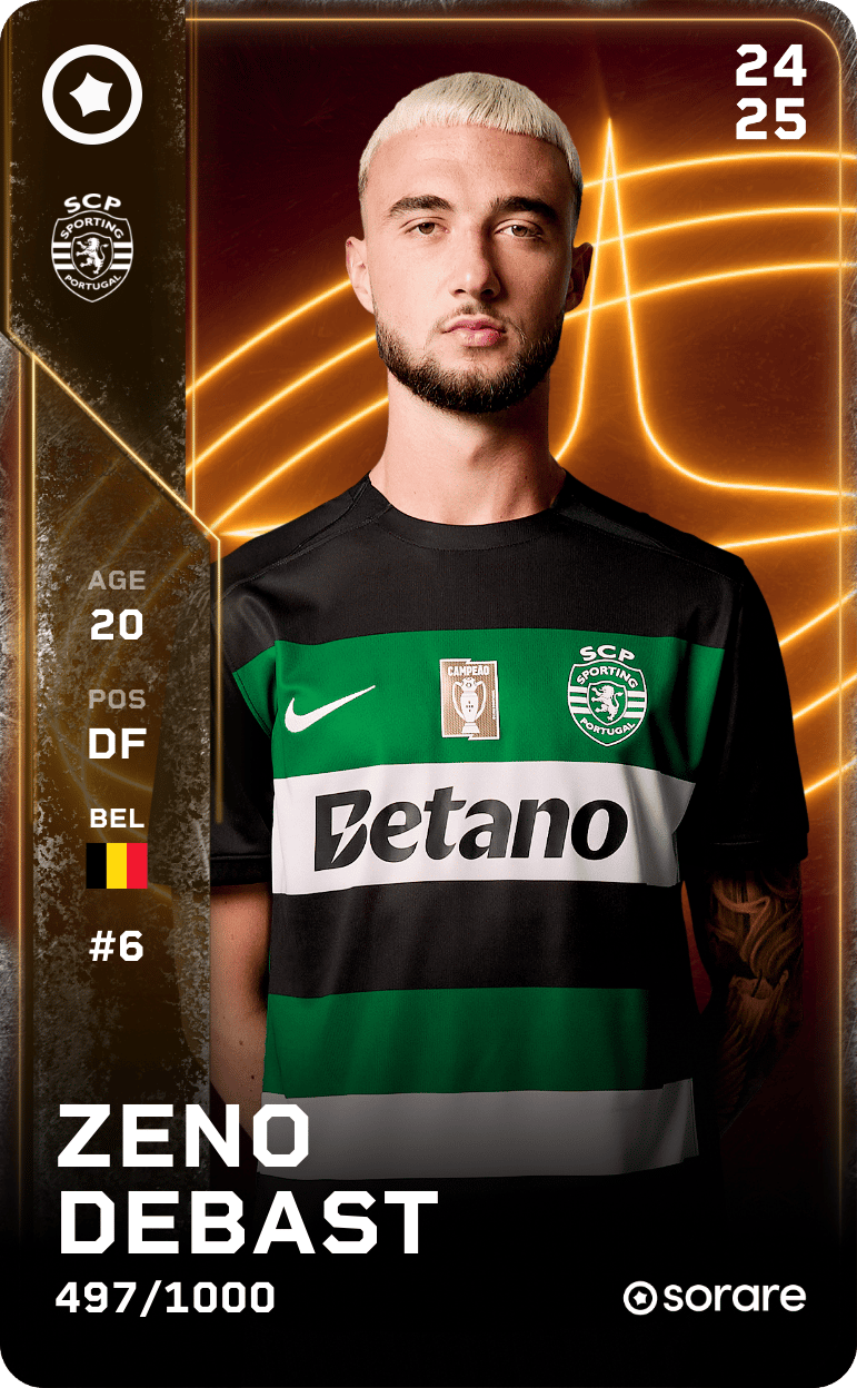 Zeno Debast 2024-25 • Limited 497/1000