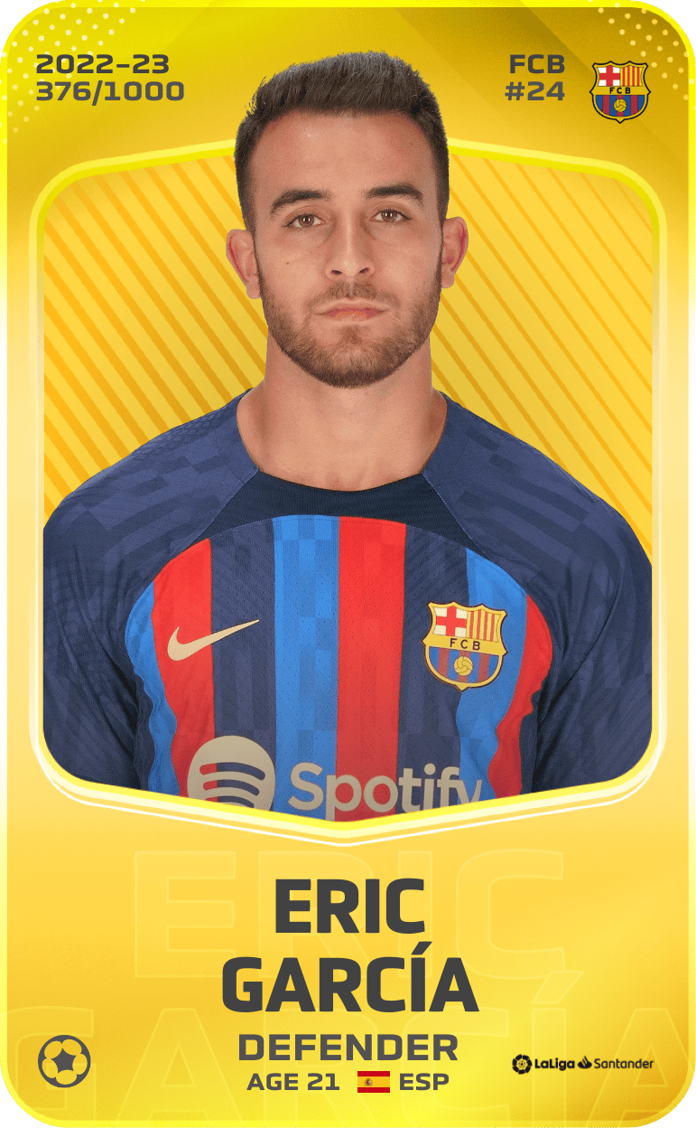 Eric García 2022-23 • Limited 376/1000