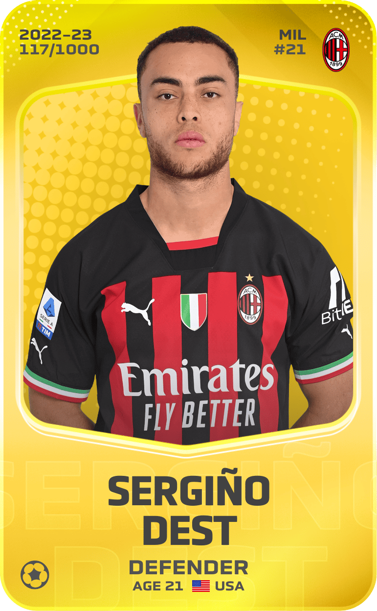 Sergiño Dest 2022-23 • Limited 117/1000
