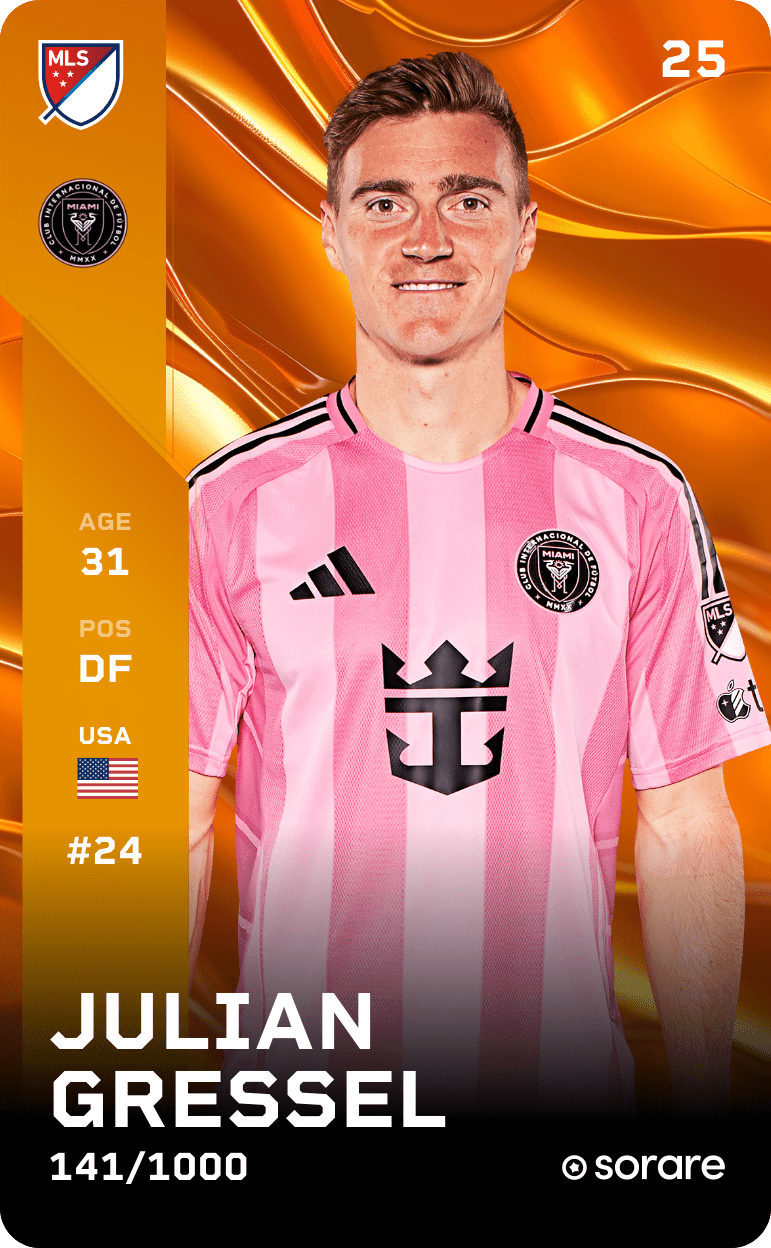 Julian Gressel 2025-26 • Limited 141/1000