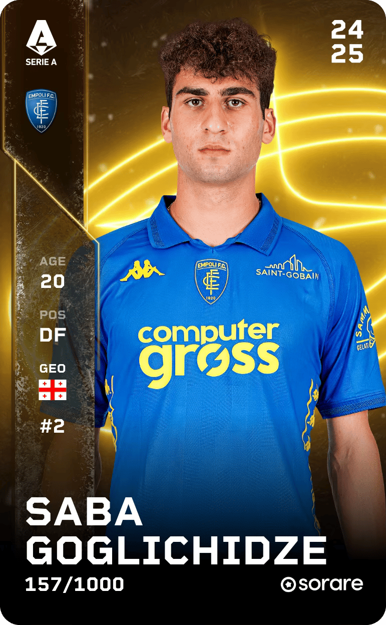 Saba Goglichidze 2024-25 • Limited 157/1000