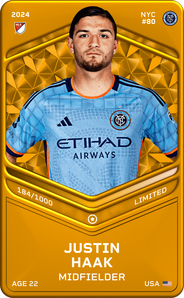 Justin Haak 2024-25 • Limited 184/1000