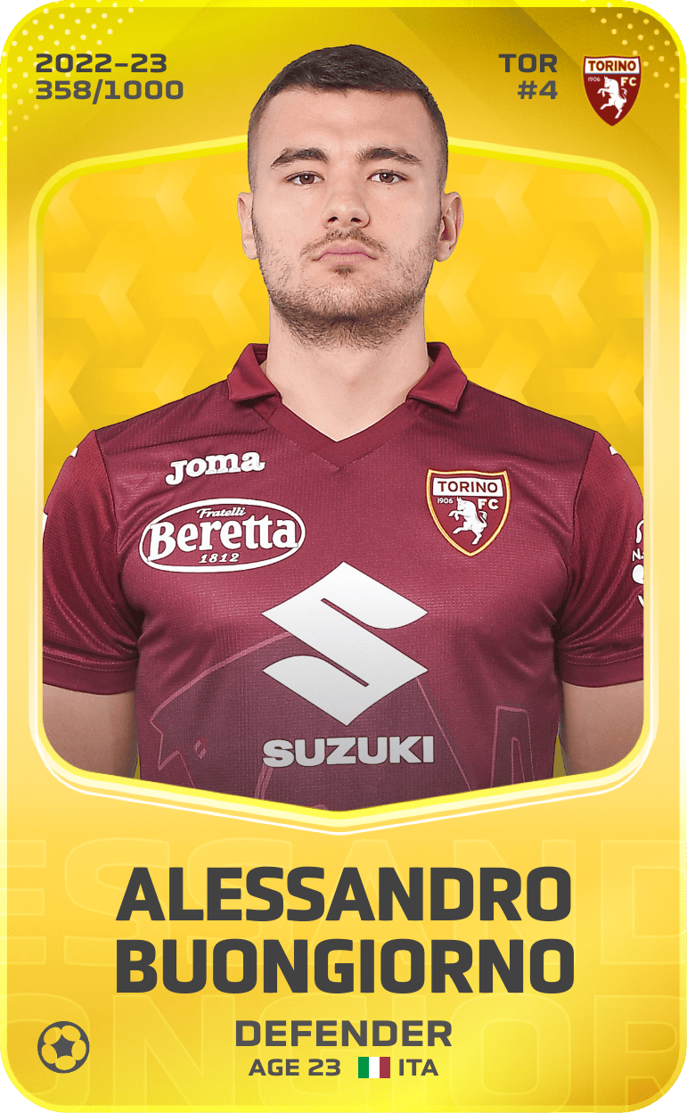 Alessandro Buongiorno 2022-23 • Limited 358/1000