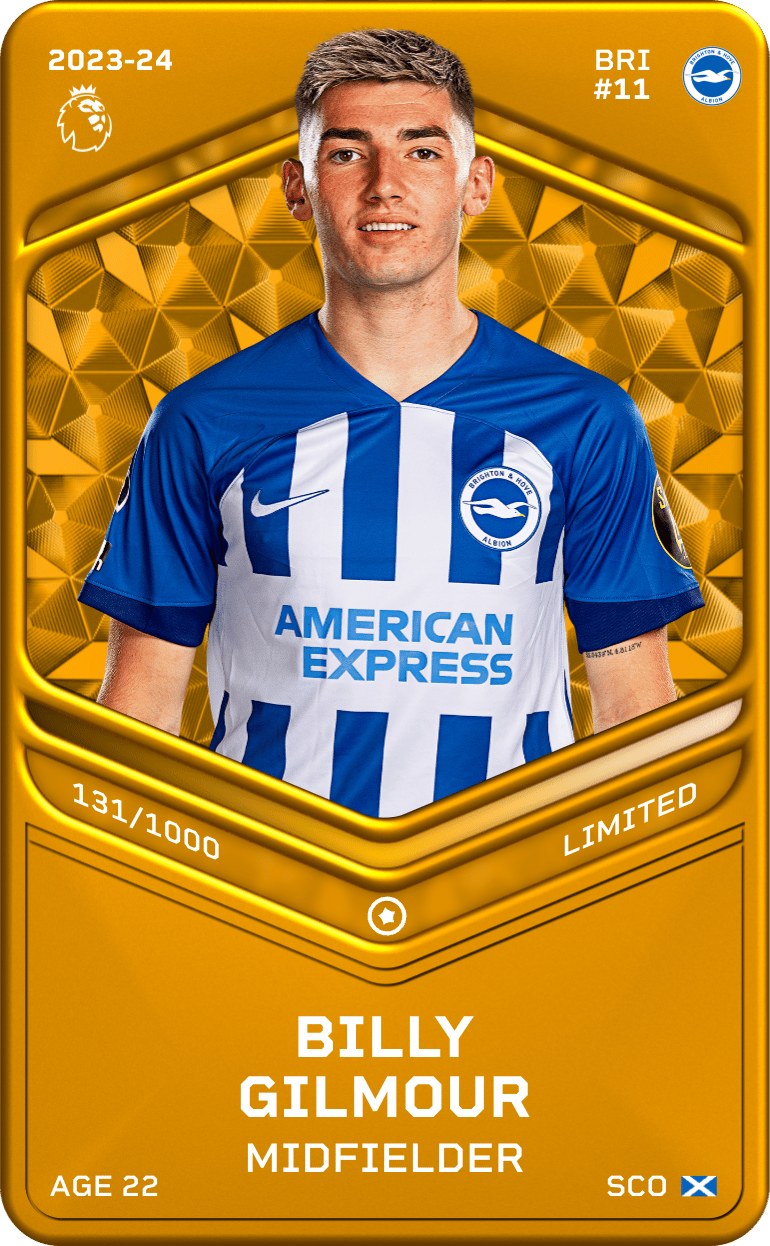 Billy Gilmour 2023-24 • Limited 131/1000
