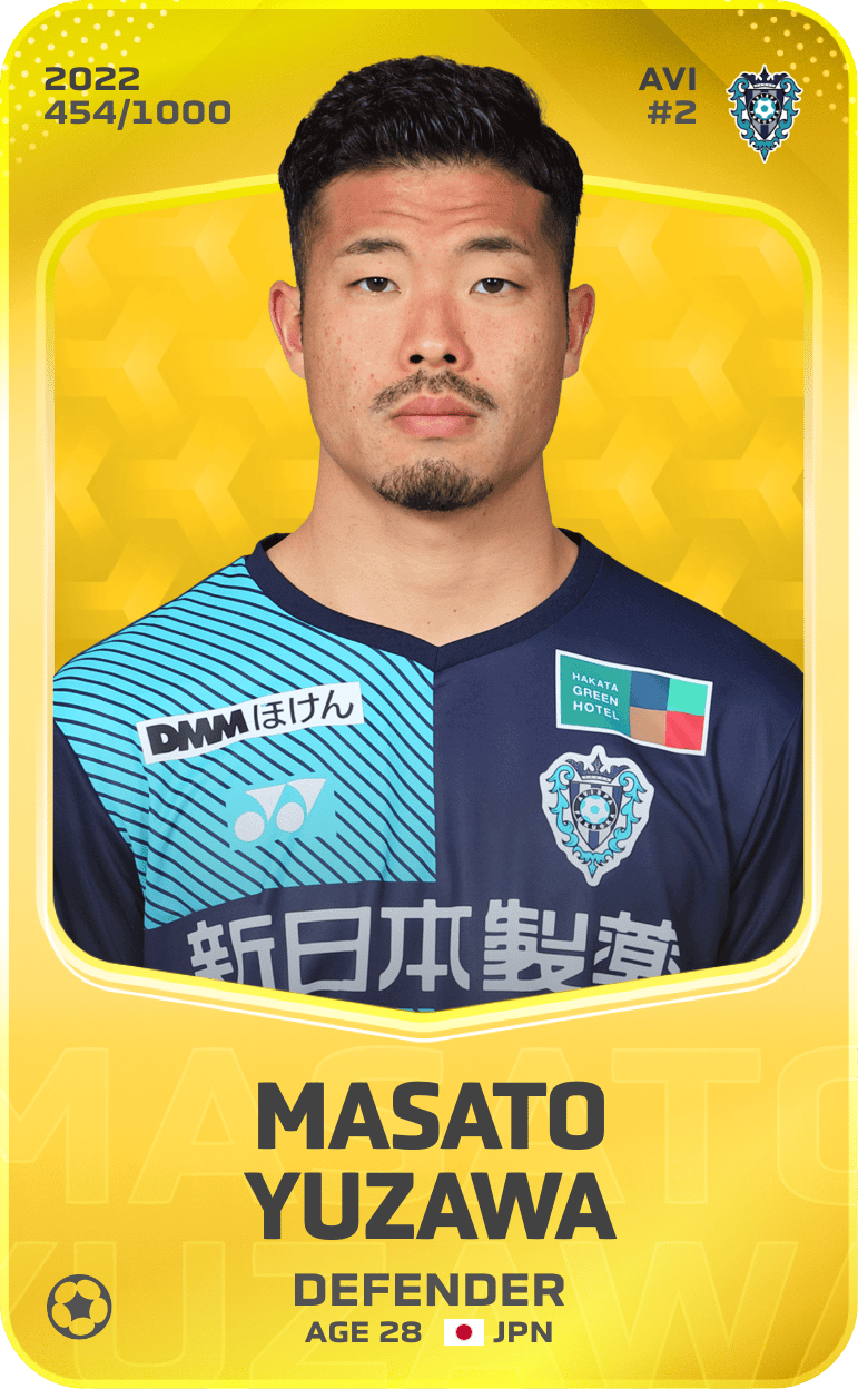 Masato Yuzawa 2022-23 • Limited 454/1000