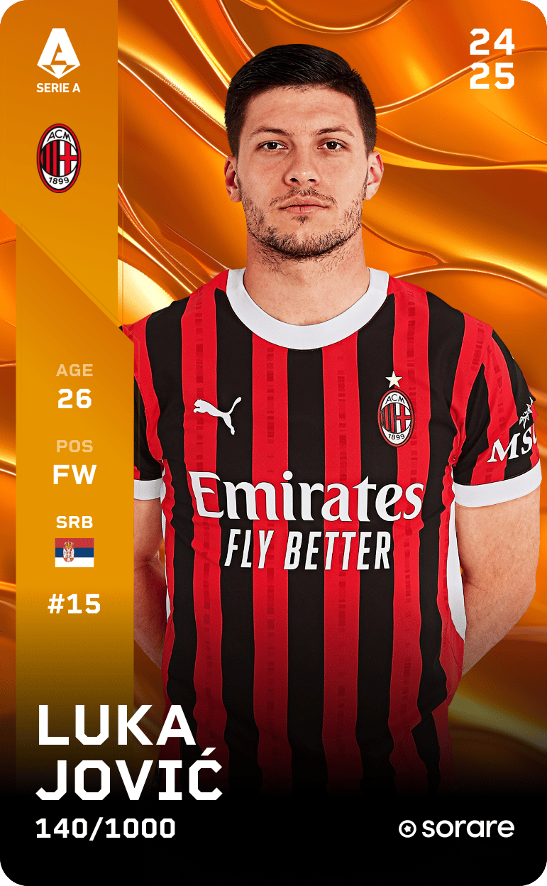 Luka Jović 2024-25 • Limited 140/1000