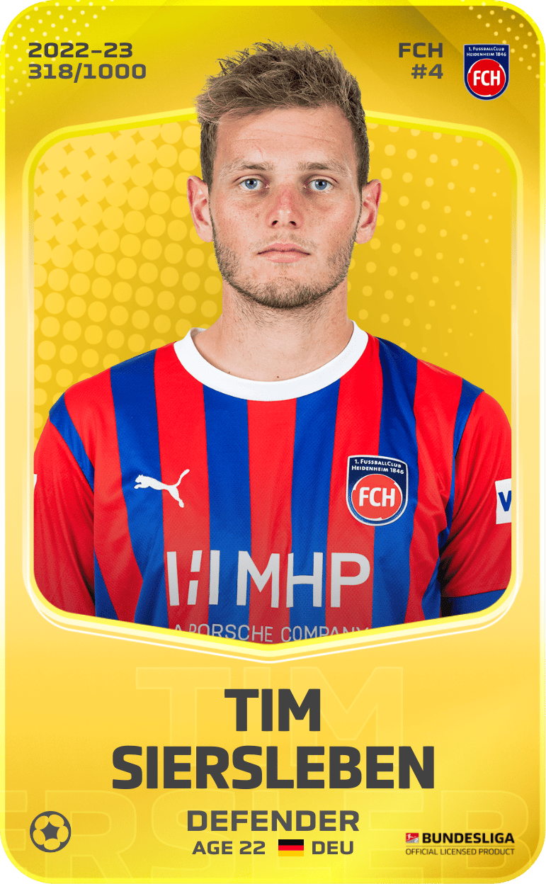 Tim Siersleben 2022-23 • Limited 318/1000