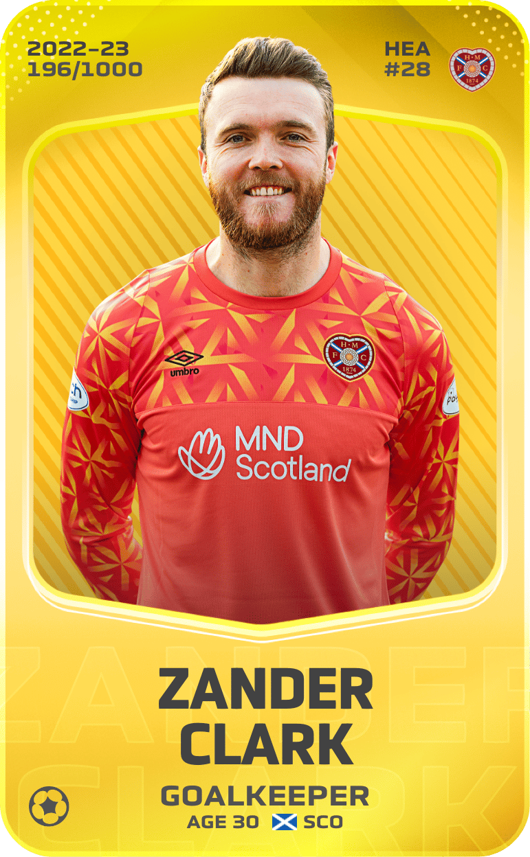 Zander Clark 2022-23 • Limited 196/1000