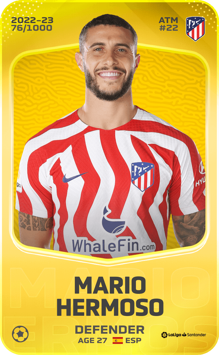 Mario Hermoso 2022-23 • Limited 76/1000