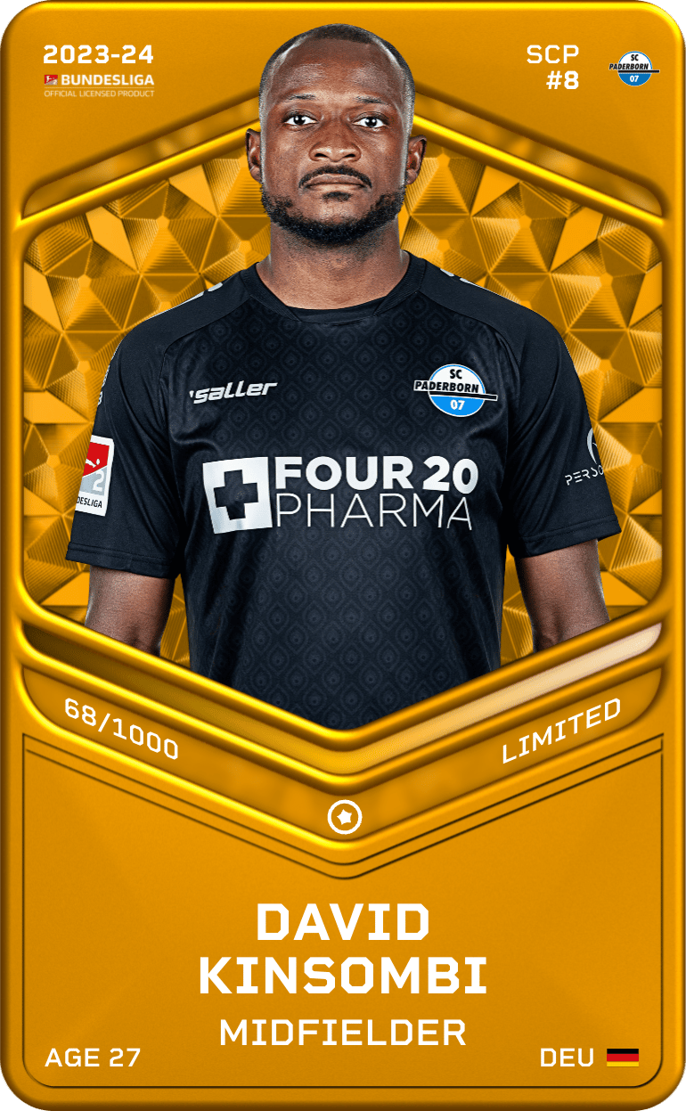David Kinsombi 2023-24 • Limited 68/1000