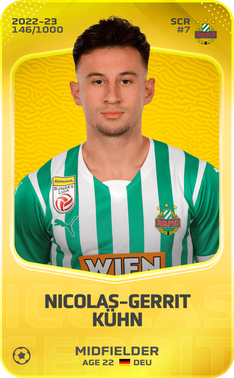 Nicolas-Gerrit Kühn 2022-23 • Limited 146/1000