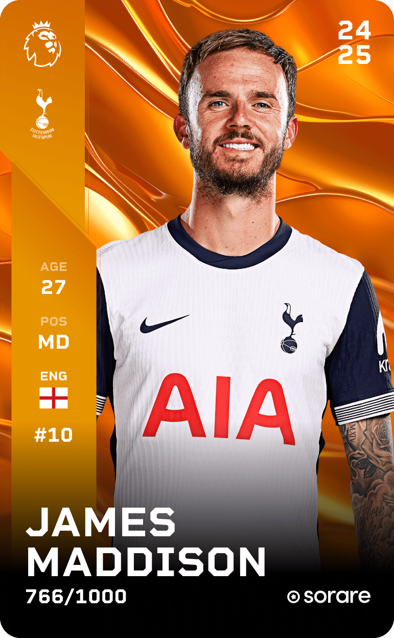 James Maddison 2024-25 • Limited 766/1000
