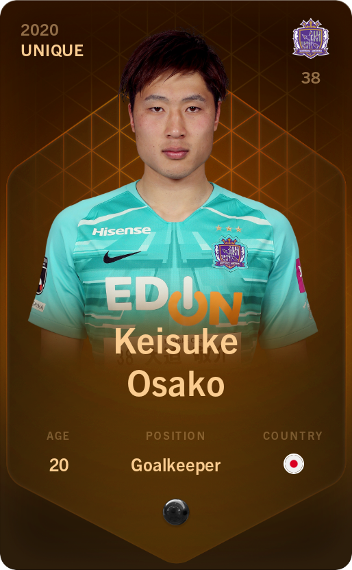 Sorare - Sorare Official - Keisuke Osako 2020-21 • Unique - NFT # 33335543396852378960058437640032107610807503868104956980007016089290661285076