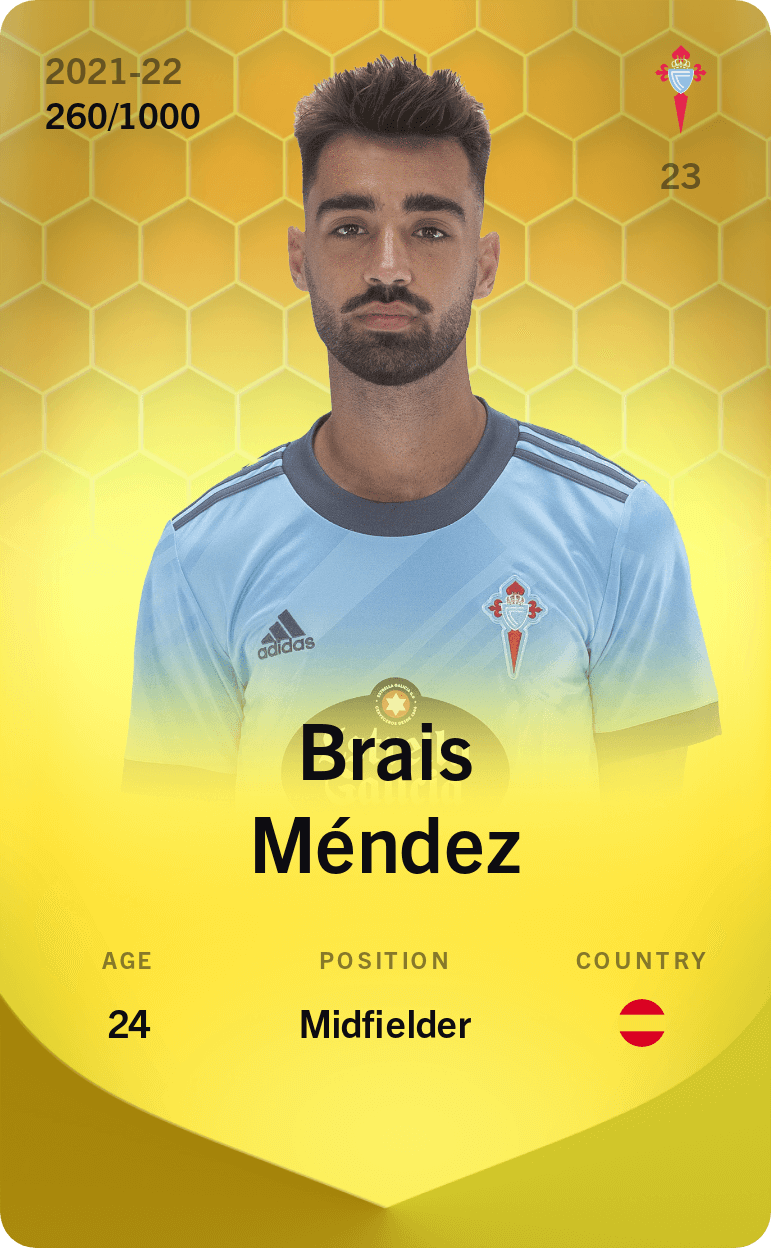 Brais Méndez 2021-22 • Limited 260/1000