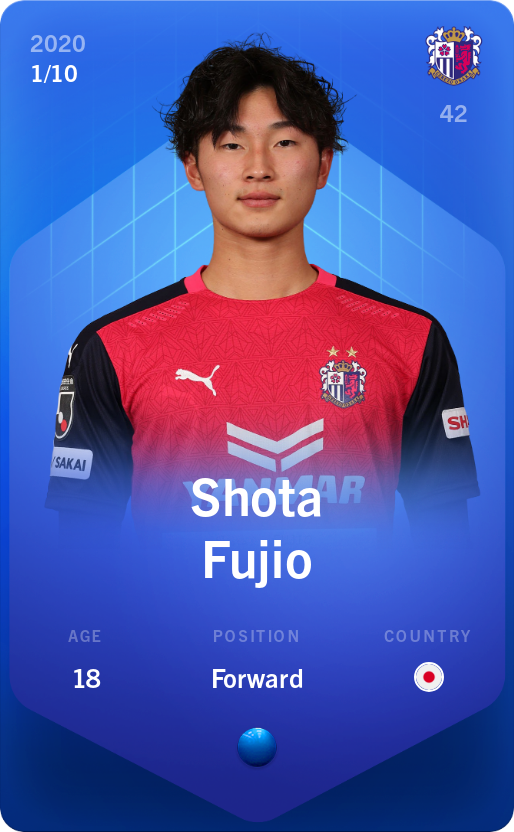 Sorare - Sorare Official - Shota Fujio 2020-21 • Super Rare 1/10 - NFT # 29667801250113412492319422099662523285498965340140483955862897178689803050675