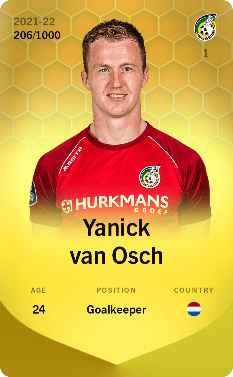 Yanick van Osch 2021-22 • Limited 206/1000
