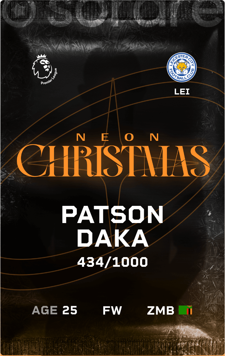 Patson Daka 2024-25 • Limited 434/1000