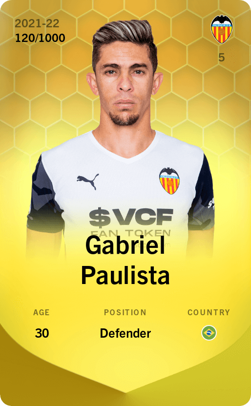 Gabriel Paulista 2021-22 • Limited 120/1000