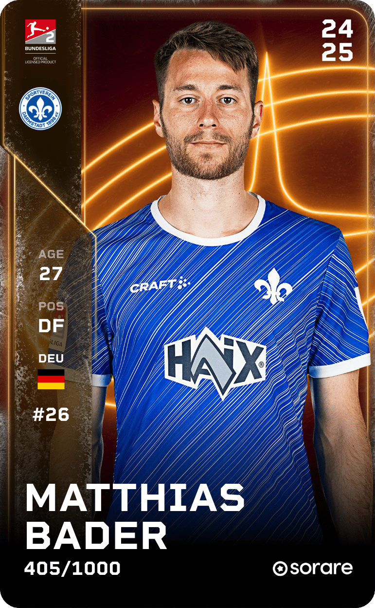 Matthias Bader 2024-25 • Limited 405/1000
