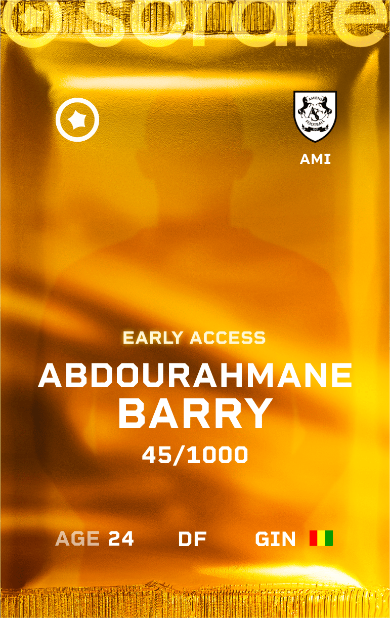 Abdourahmane Barry 2024-25 • Limited 45/1000