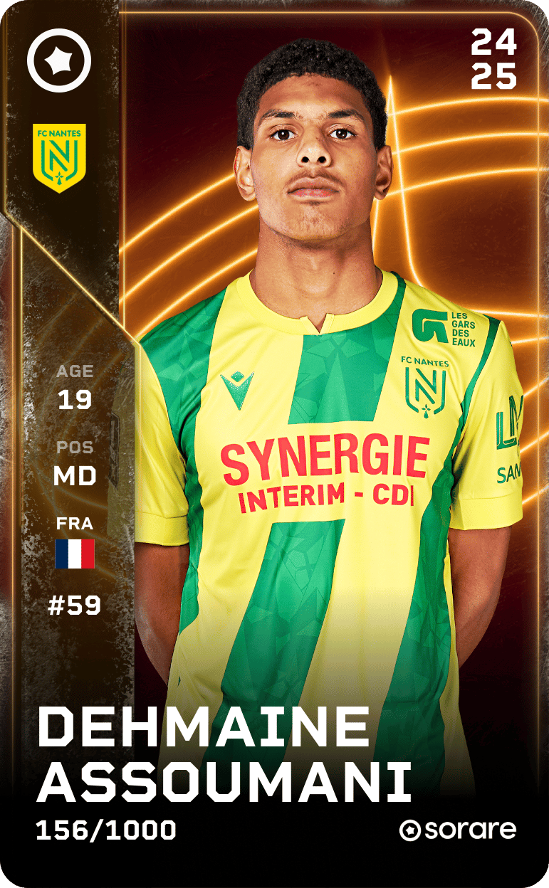 Dehmaine Assoumani 2024-25 • Limited 156/1000