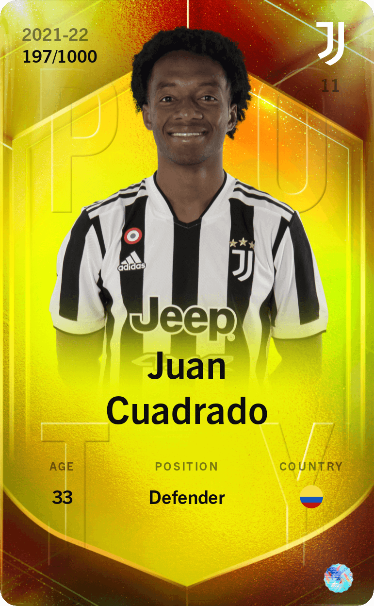 Juan Cuadrado 2021-22 • Limited 197/1000
